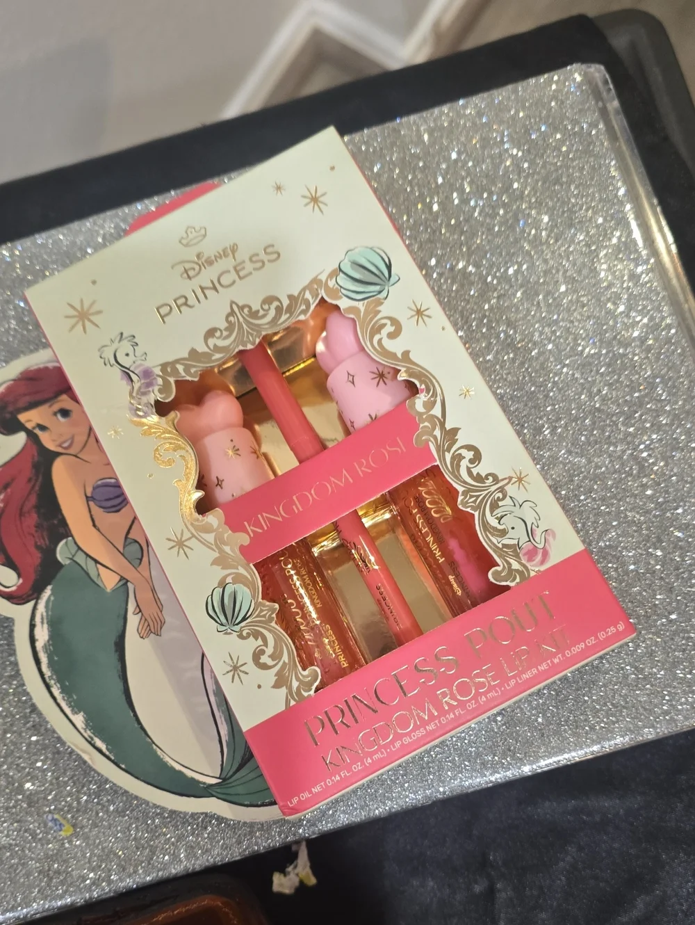 Taste Beauty Disney Princess Pout Kingdom Rose Lip Kit